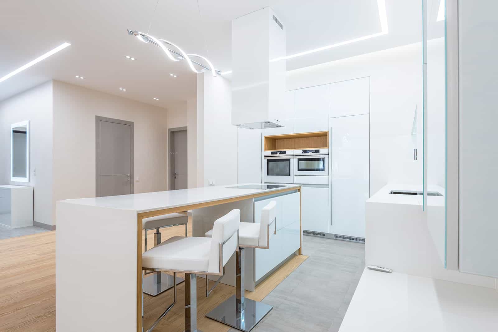 Modern residential kitchen illustrating home improvement planning and project preparation